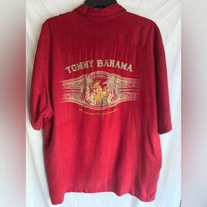 Tommy Bahama Red Casual Button Down Shirt